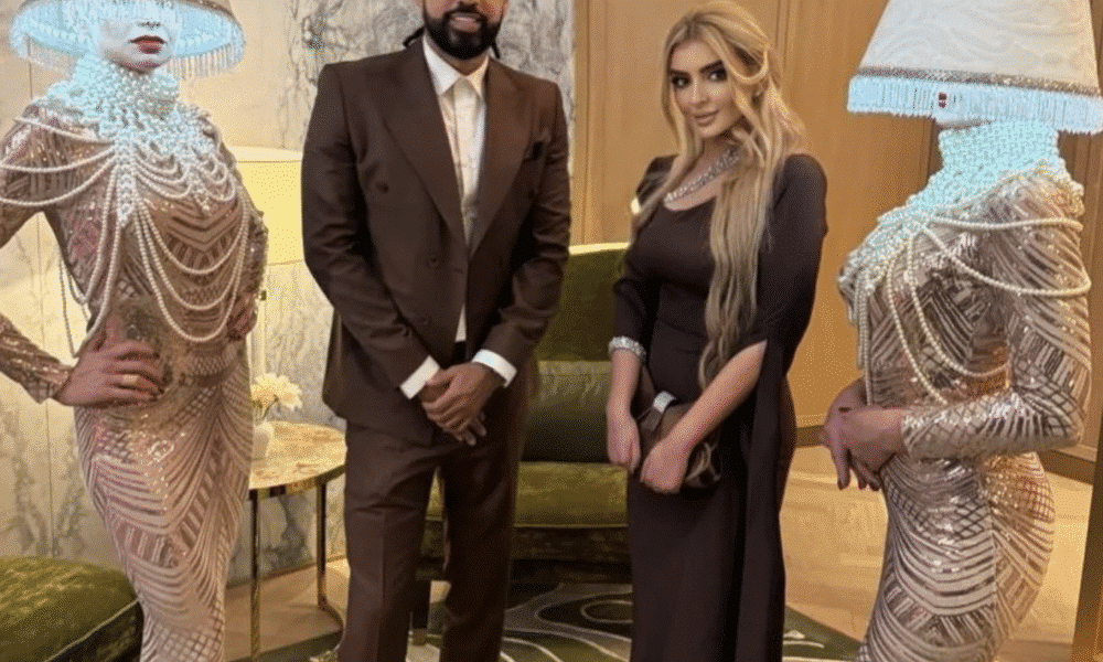 French Montana with Dubai Princess Sheikha Mahra