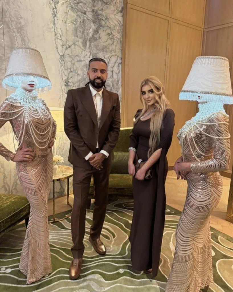 French Montana with Dubai Princess Sheikha Mahra