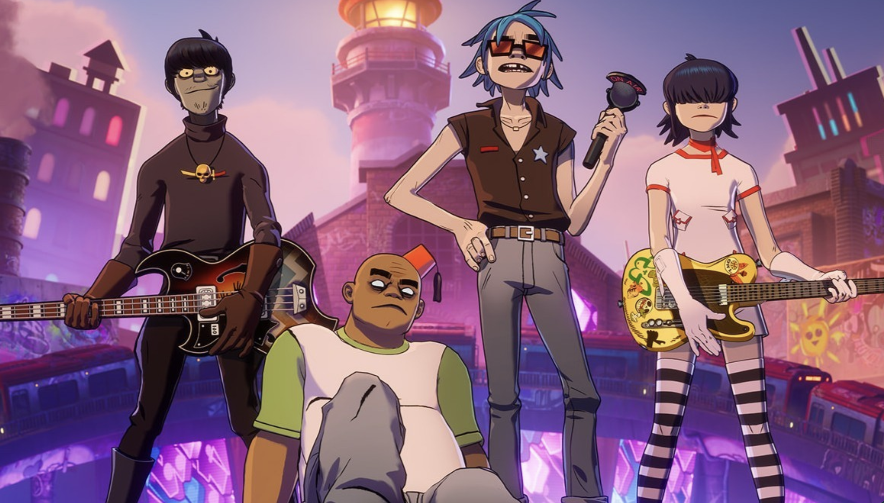 Gorillaz making a surprise appearance in Fortnite Festival!