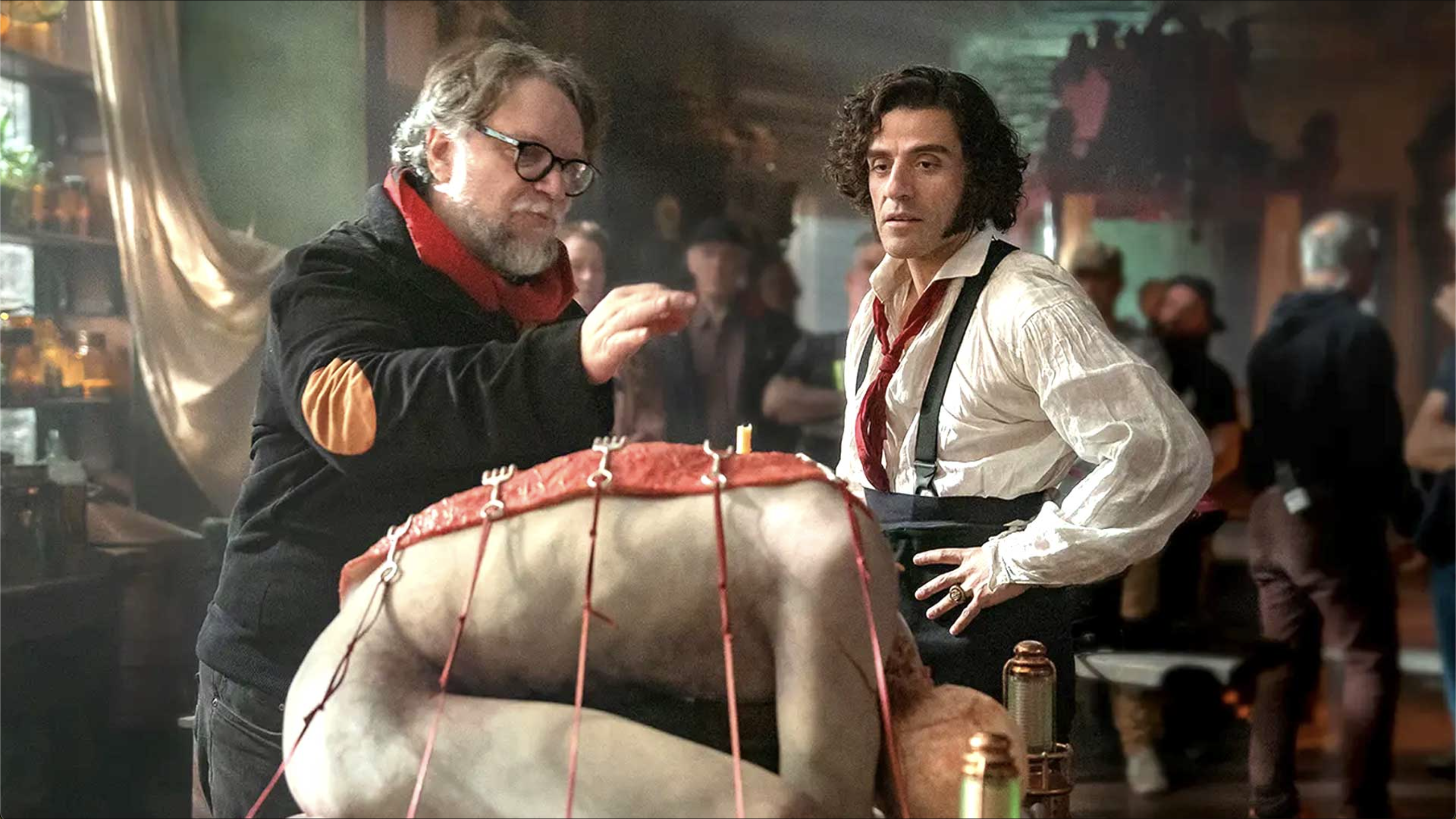 Guillermo del Toro’s Frankenstein Secures Rare Netflix Theatrical Release This October Mia Goth Oscar Isaac Jacob Elordi Christoph Waltz