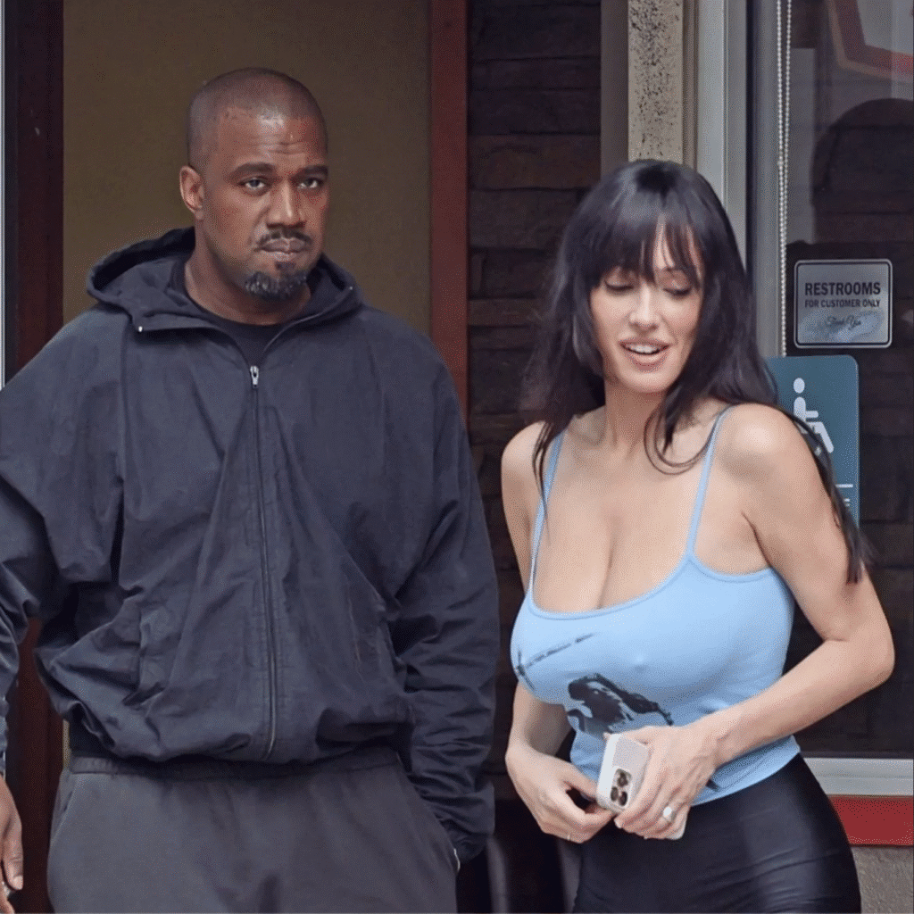 Bianca Censori with Kanye West