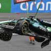 Lance Stroll Walks Away from Violent Dutch GP FP2 Crash as Red Flag Halts Session