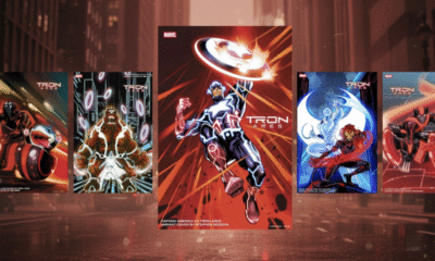 Marvel Heroes Get Digitized in TRON Ares Variant Covers Ahead of Disney’s New Film