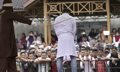 Public Caning of Two Men in Indonesia for Hugging and Kissing Sparks Global Outcry Aceh Shariah Law