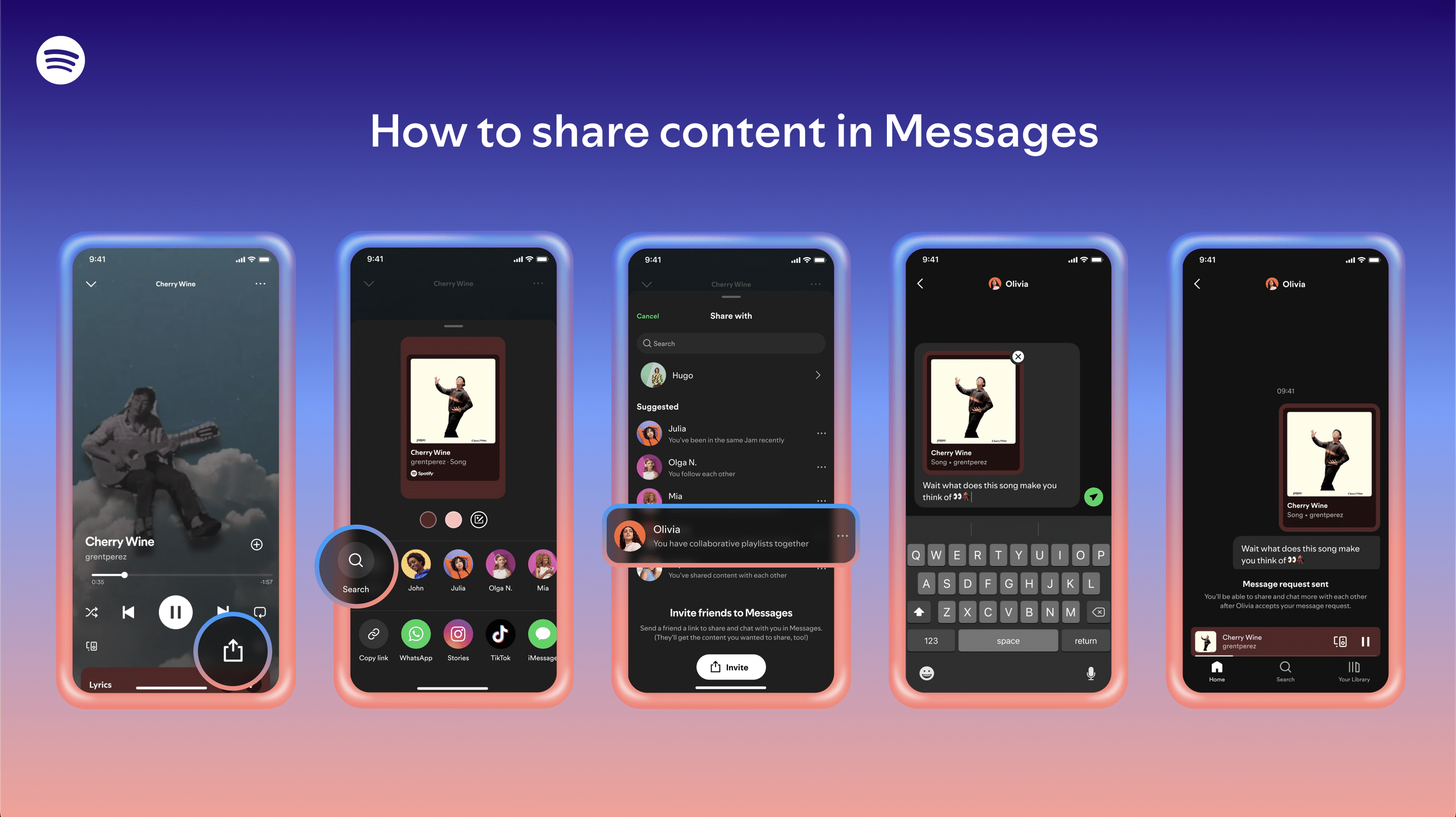 Spotify Launches Messages , A New Way to Share Music, Podcasts, and Audiobooks with Friends