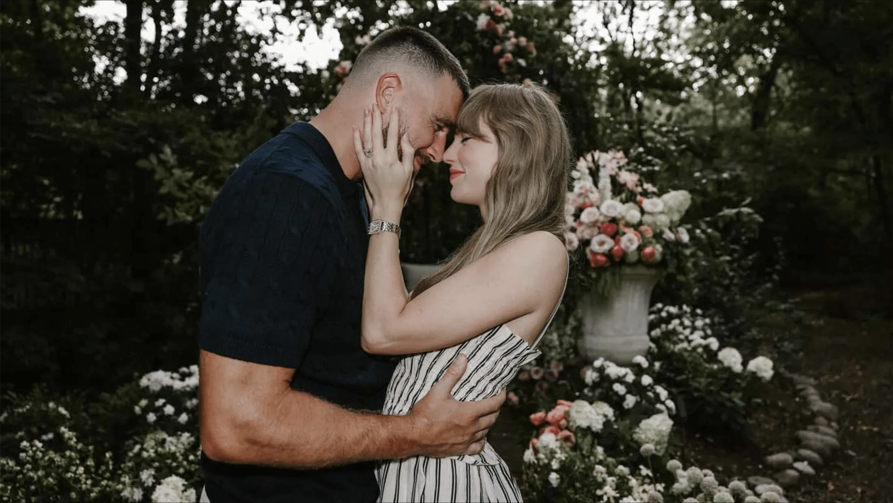 Taylor Swift and Travis Kelce Announce Engagement With Romantic Garden Proposal The Life of a Showgirl