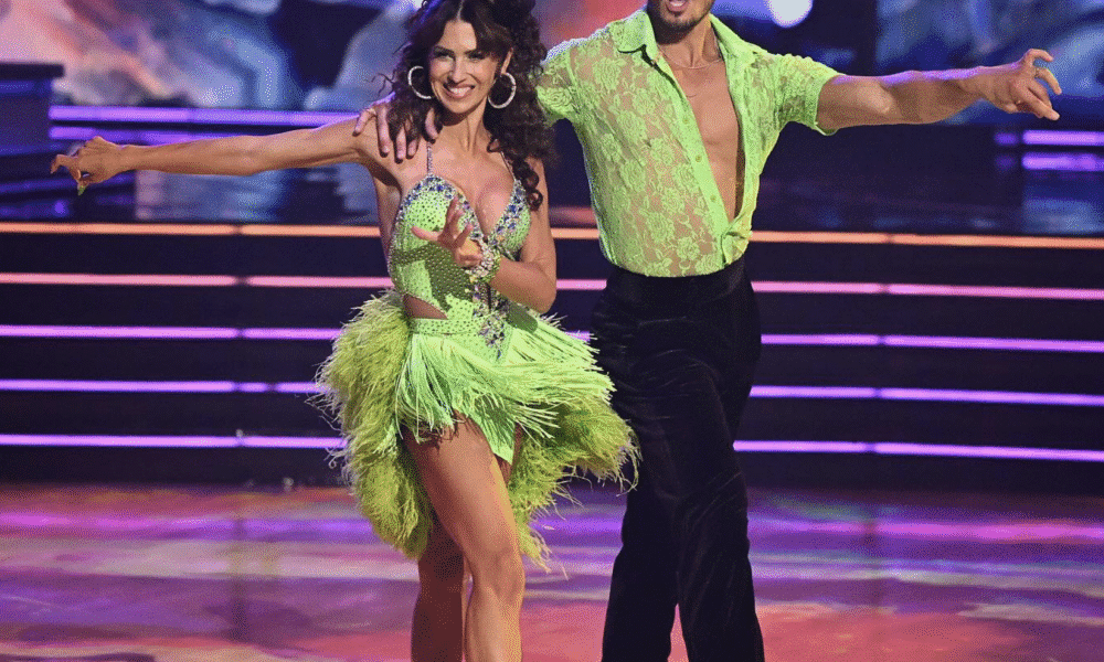 Alec Baldwin's wife Hilaria Baldwin at Dancing with the Stars Season 34