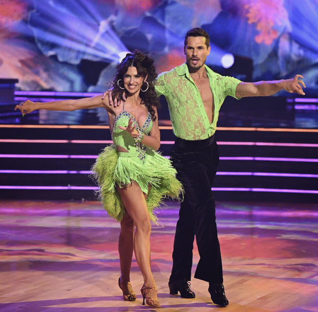 Alec Baldwin's wife Hilaria Baldwin at Dancing with the Stars Season 34