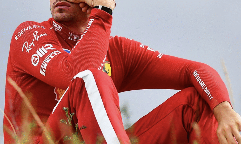 Ferrari's Charles Leclerc after the Dutch GP Crash
