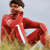 Ferrari's Charles Leclerc after the Dutch GP Crash