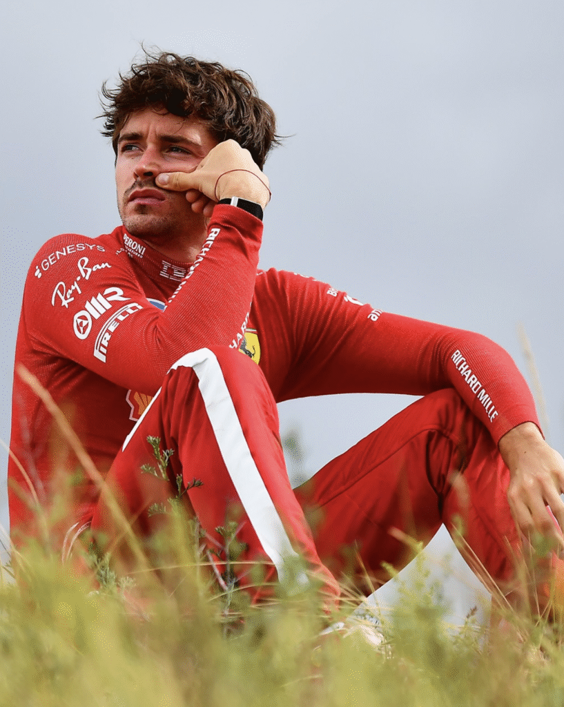 Ferrari's Charles Leclerc after the Dutch GP Crash