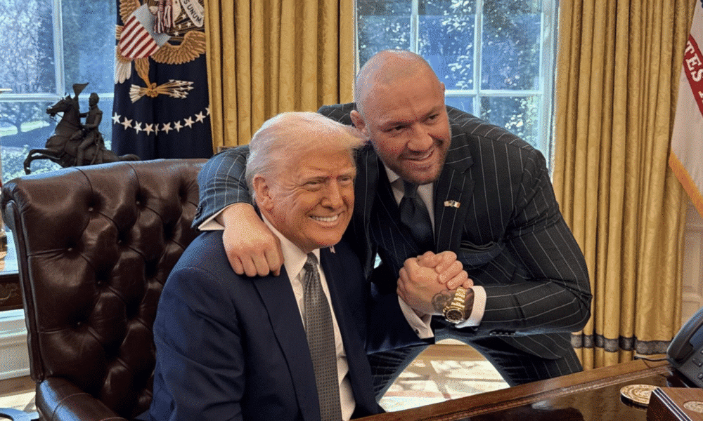 Conor McGregor with Donald Trump