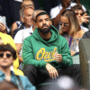 Drake at Wimbledon - Watching Serena Williams Match