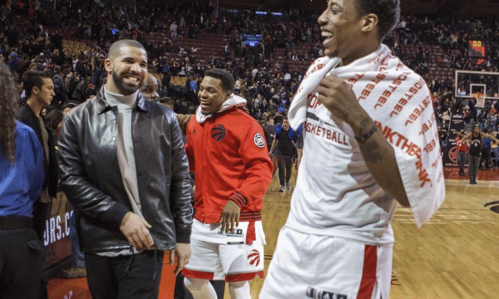 Drake's better days with DeMar DeRozan
