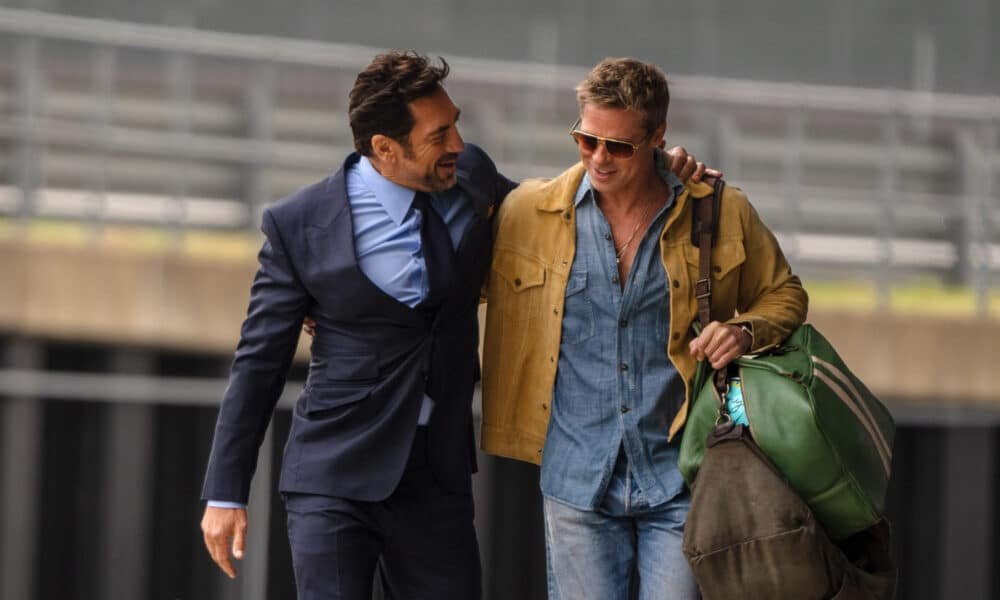 Brad Pitt with Javier Bardem in F1 : The Movie