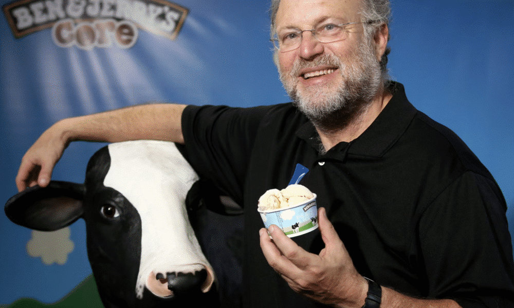 Jerry Greenfield co-founder Ben & Jerry's Ice Cream resigns
