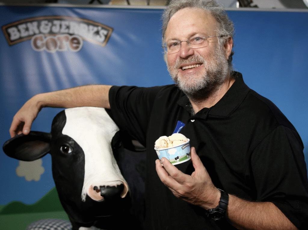 Jerry Greenfield co-founder Ben & Jerry's Ice Cream resigns
