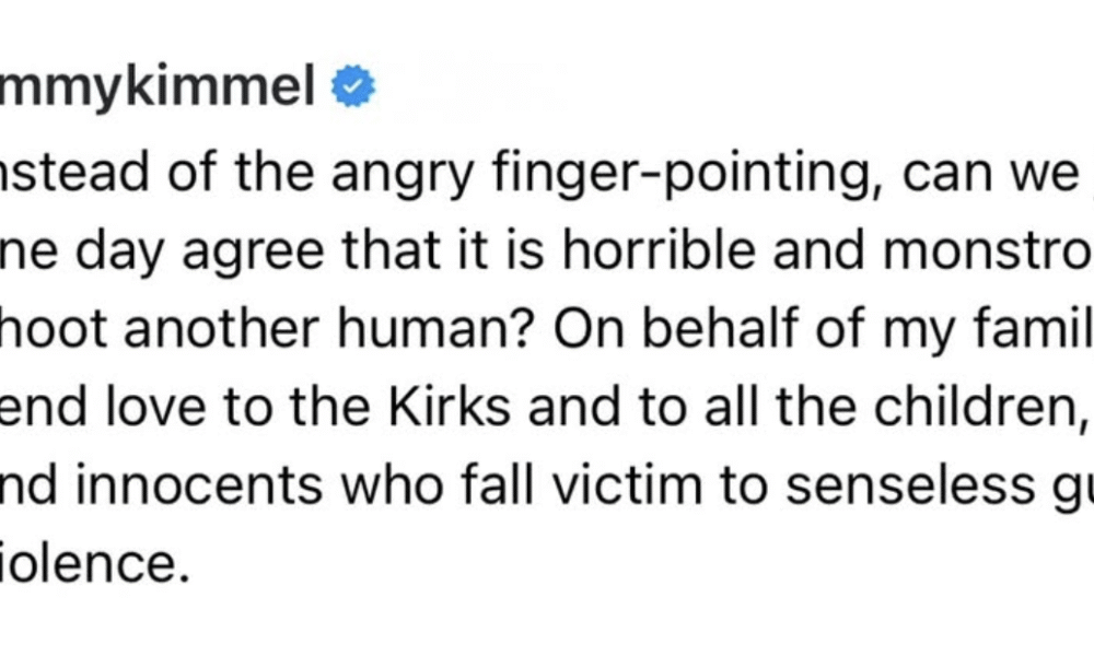 Jimmy KImmel's Social Media Post on Charlie Kirk Days Before His Show was Suspended