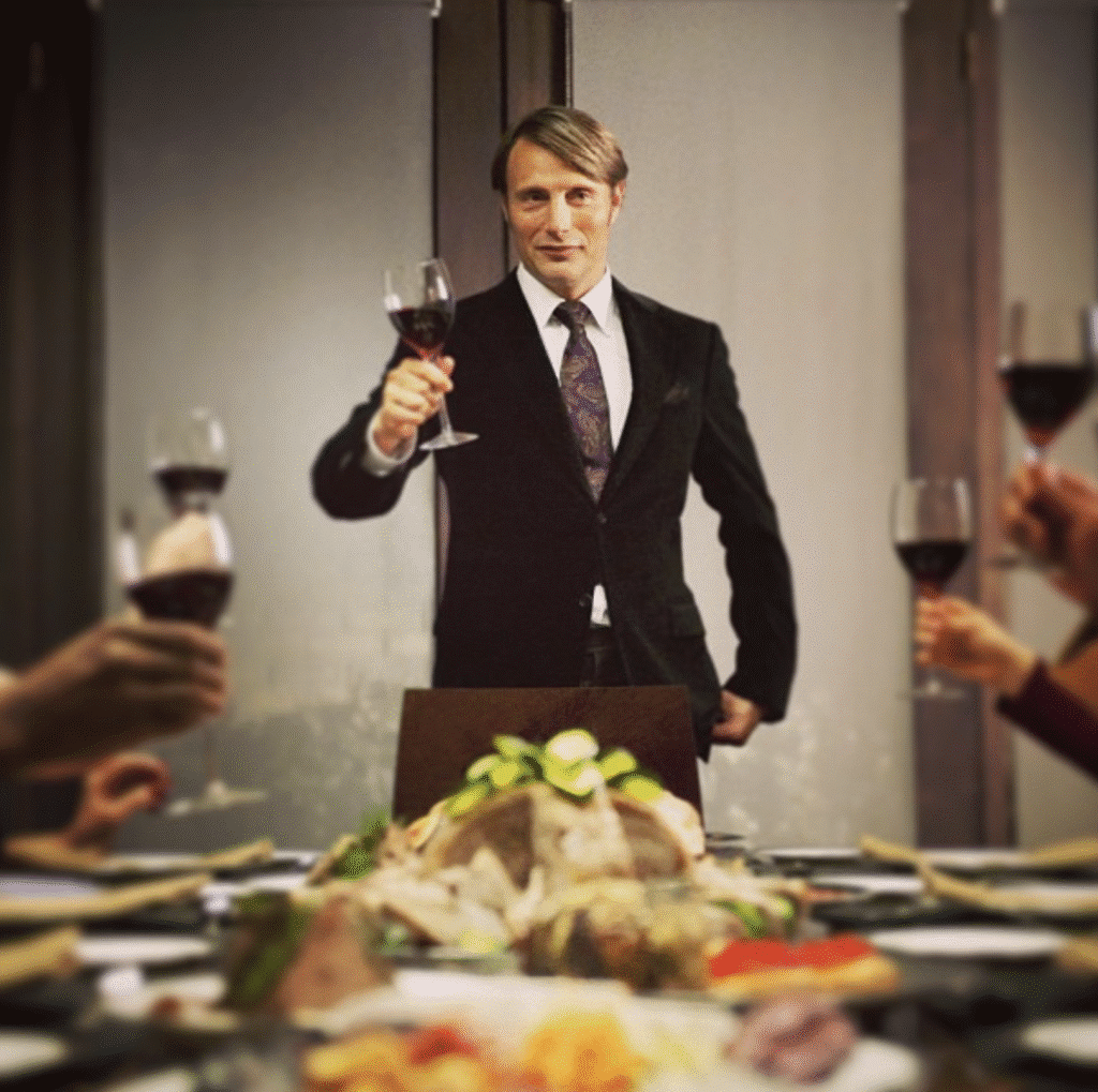 Mads Mikkelsen in and as Hannibal