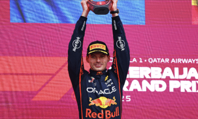 Max Verstappen Claims Victory in Azerbaijan GP as Oscar Piastri Crashes Out Carlos Sainz Geroge Russell