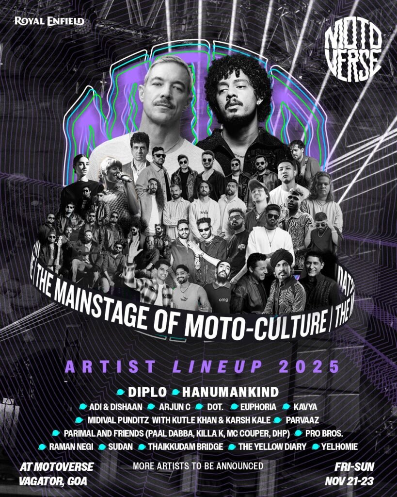 Royal Enfield Motoverse 2025- Artist Lineup