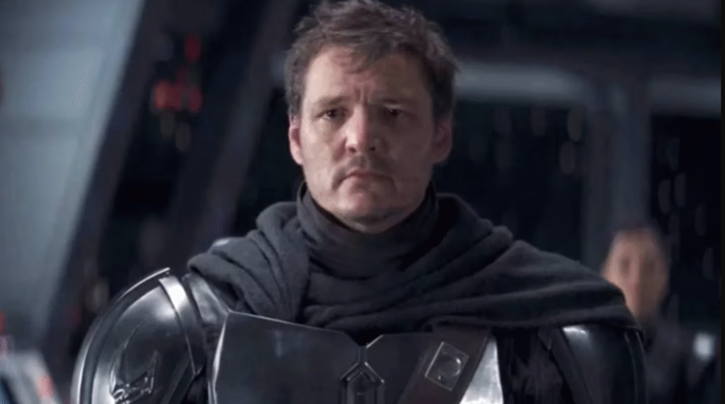 Pedro Pascal's Din Djarin in The Mandalorian & Grogu