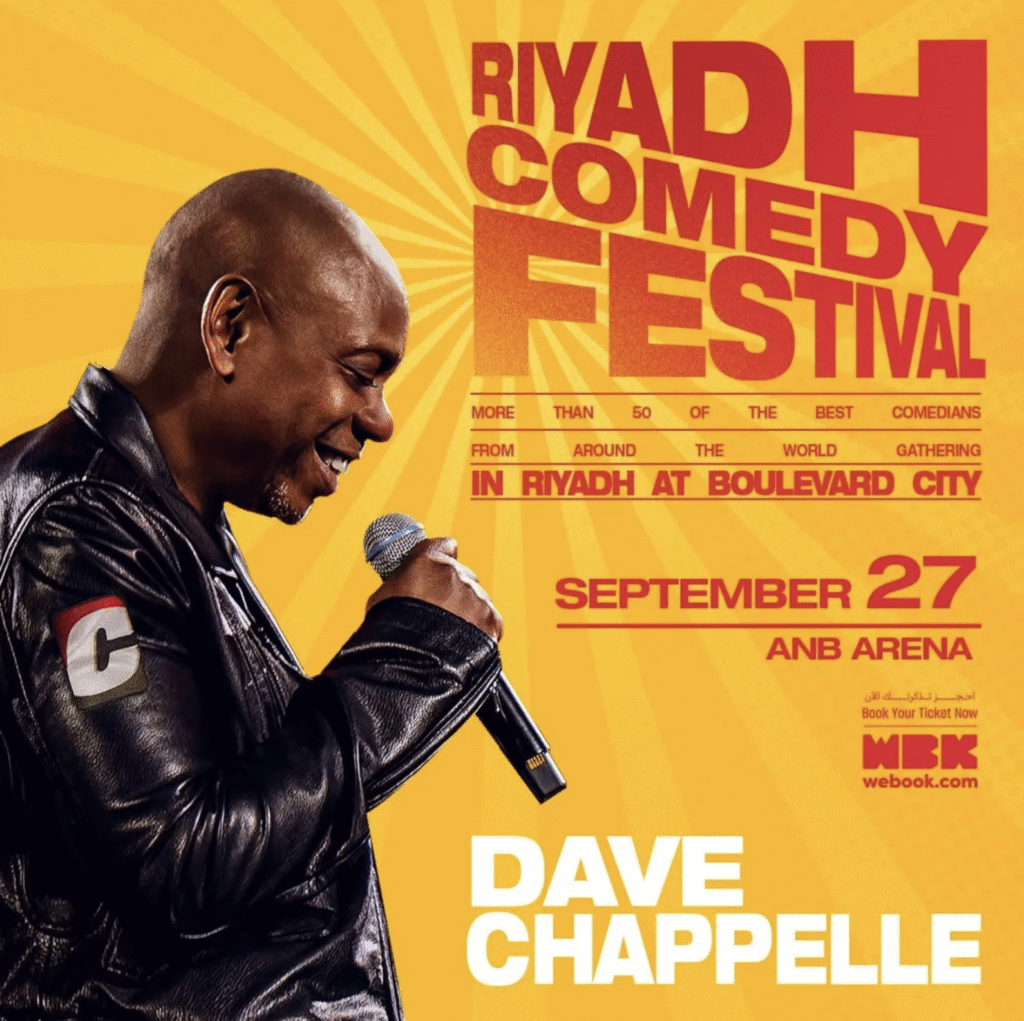 Riyadh Comedy Festival - Dave Chappelle Set to Perform along others