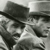 Robert Redford with Paul Newman in Butch Cassidy and the Sundance Kid (1969)