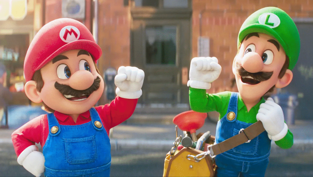 The Super Mario Bros. - Chris Pratt as Mario and Charlie Day as Luigi