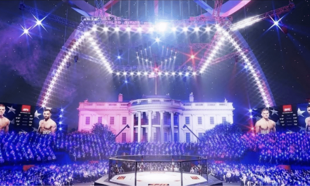 White House releases computer renderings of the UFC setup