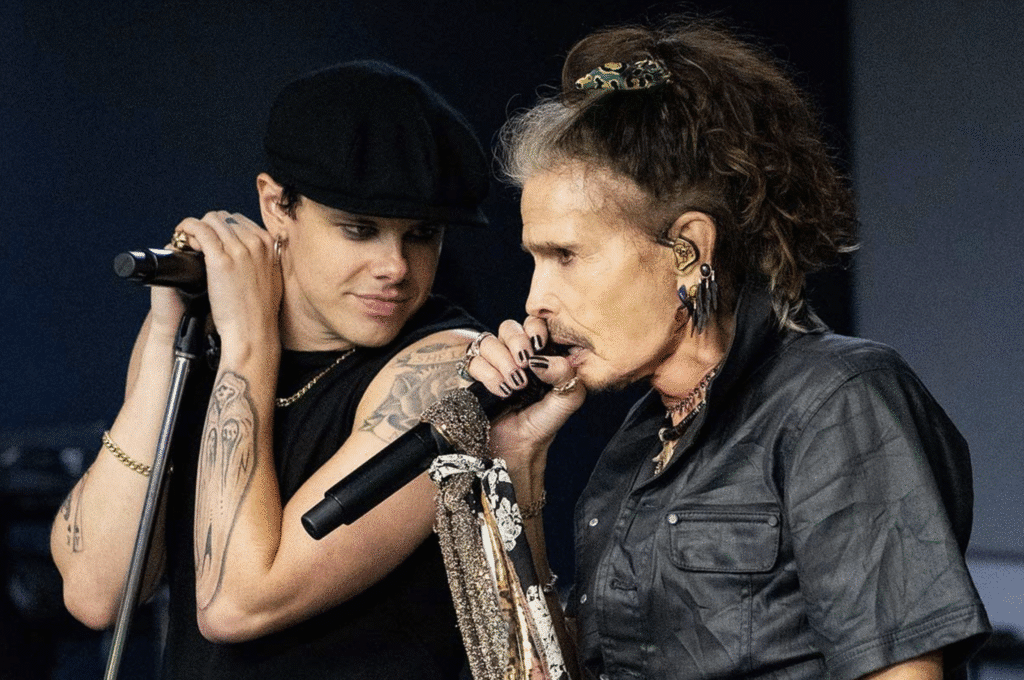 Yungblud with Aerosmith's Steven Tyler