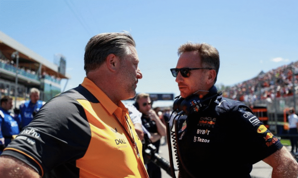 Zak Brown McLaren and Christian Horner now Ex Red Bull Racing