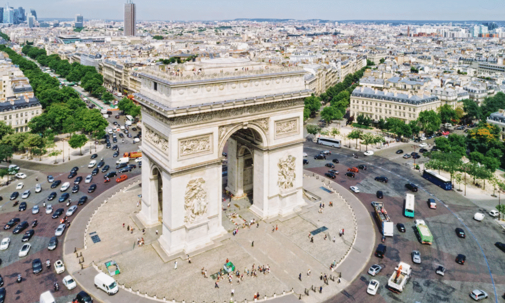 Arc de Triomphe in Paris, France