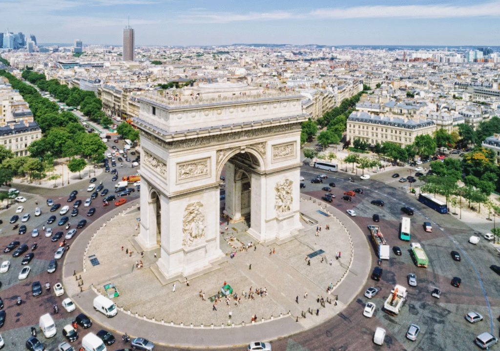 Arc de Triomphe in Paris, France