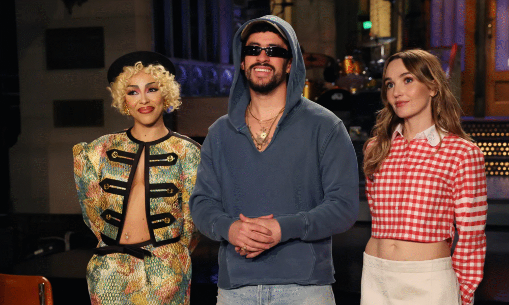 Bad Bunny Responds to Super Bowl Critics on SNL