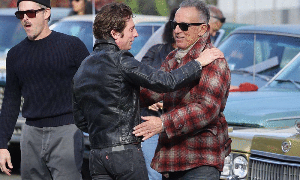 Bruce Springsteen with Jeremy Allen White at the sets of Scott Cooper's 'Deliver Me From Nowhere'