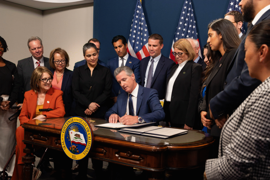 California Governor Gavin Newsom