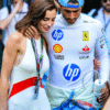 Carlos Sainz with his Girlfriend