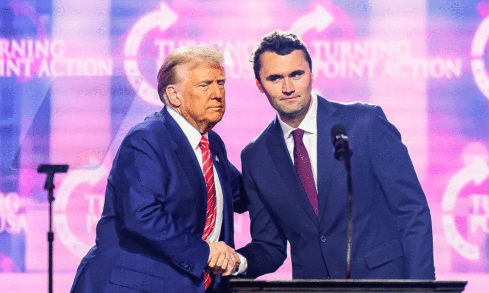 Charlie Kirk with Donald Trump