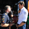 Christian Horner with Toto Wolff