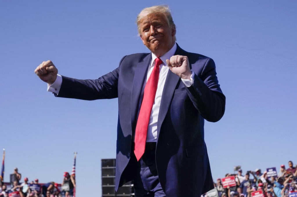 Dancing Donald Trump