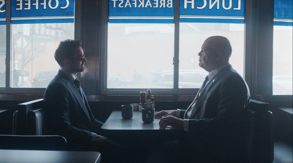 Daredevil Born Again - Charlie Cox and Vincent D’Onofrio