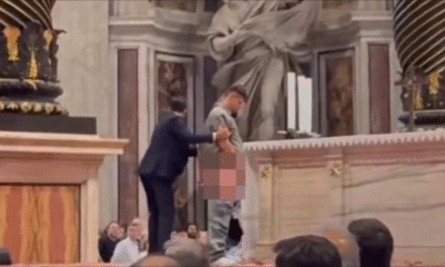 Desecration at St. Peter’s Basilica Tourist Urinates on Altar During Holy Mass, Pope Leo XIV ‘Shocked’