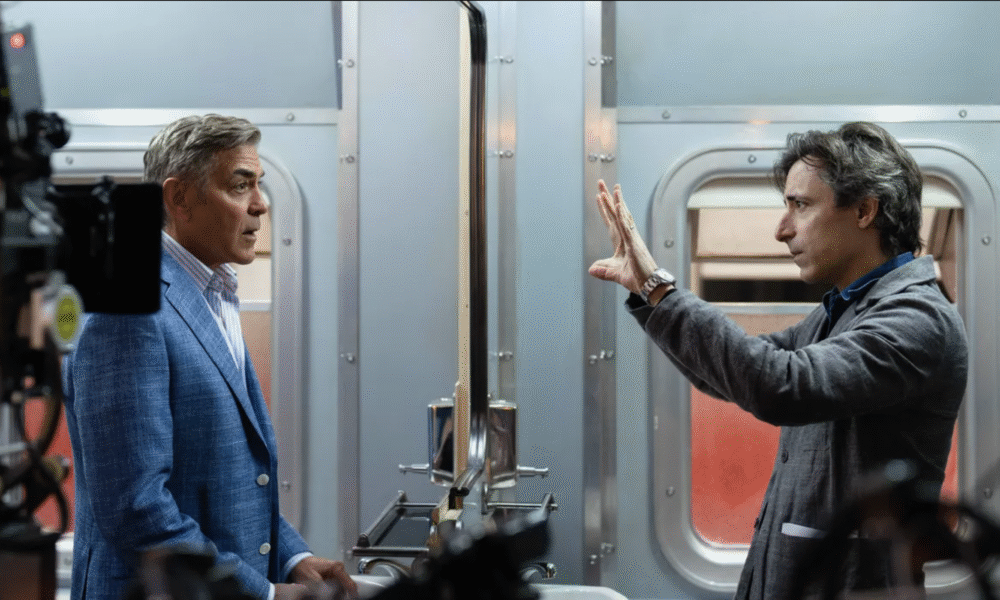 George Clooney with writer-director Noah Baumbach 'Jay Kelly'