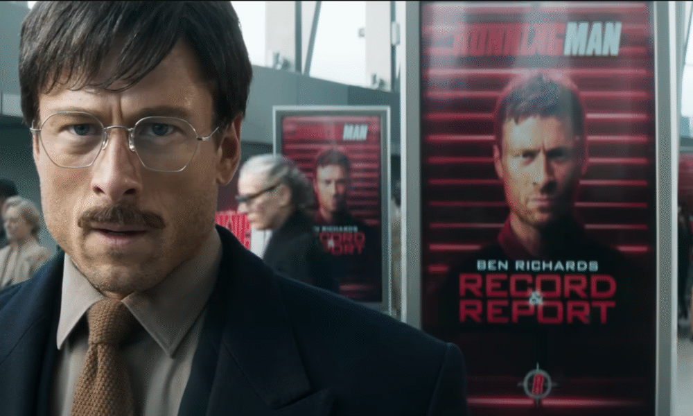 Glen Powell in The Running Man Directed by Edgar Wright