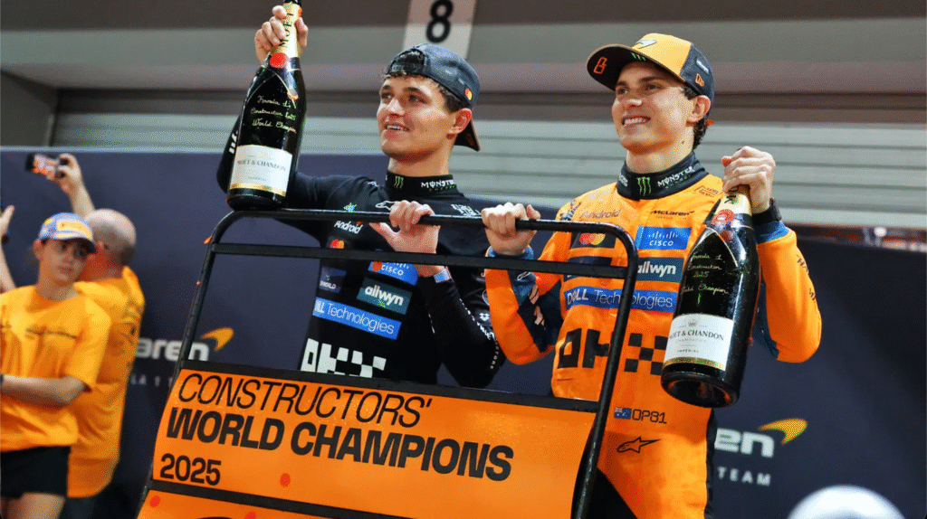 Lando Norris and Oscar Piastri - McLaren Clinches Constructors’ Championship