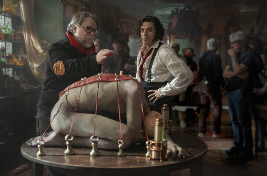Oscar Isaac in Guillermo del Toro's Frankenstein