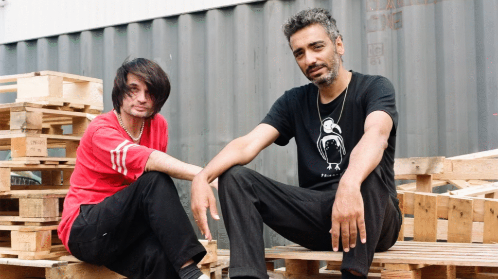 Raadiohead's Jonny Greenwood with Dudu Tassa Israeli Musician