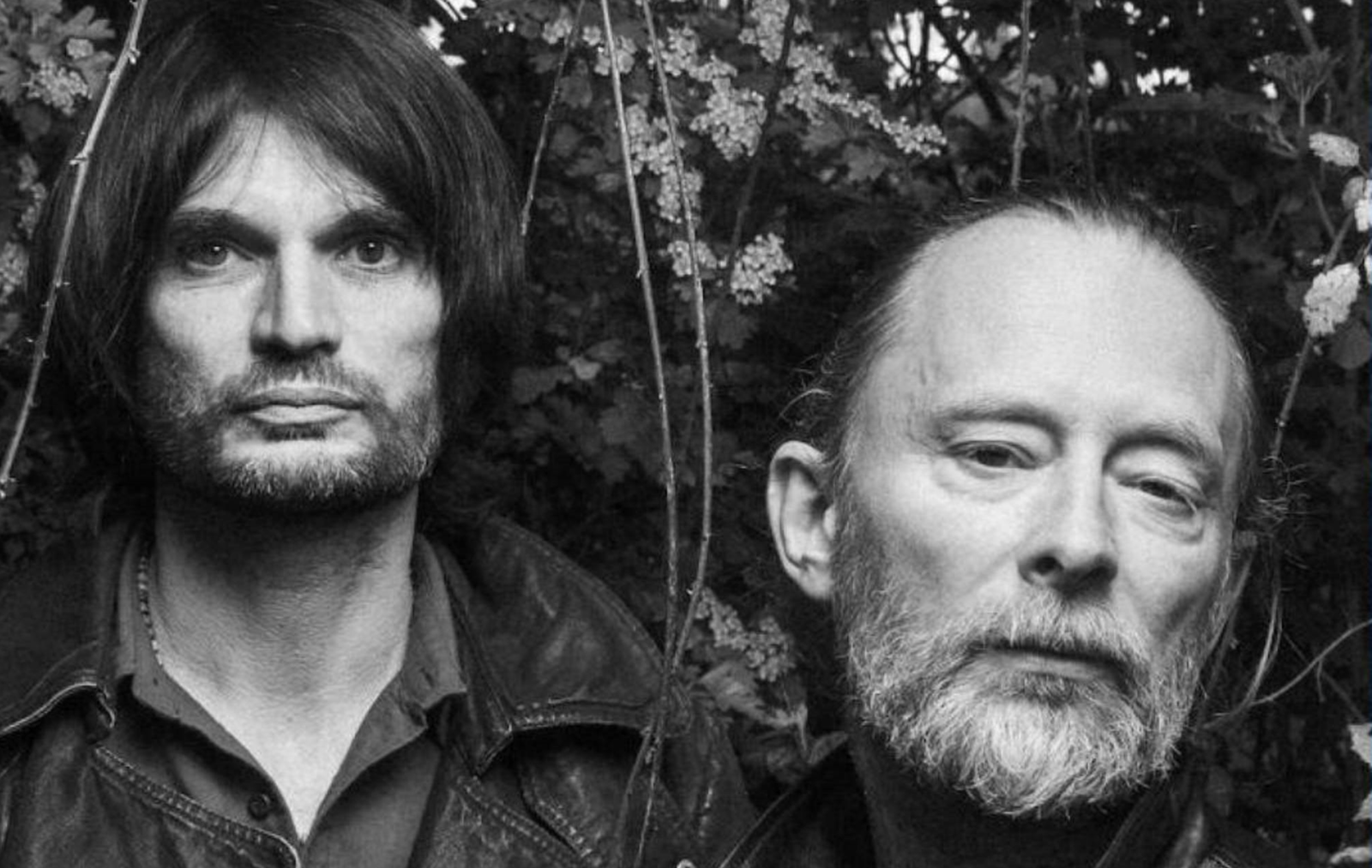 Radiohead's Thom Yorke with Jonny Greenwood