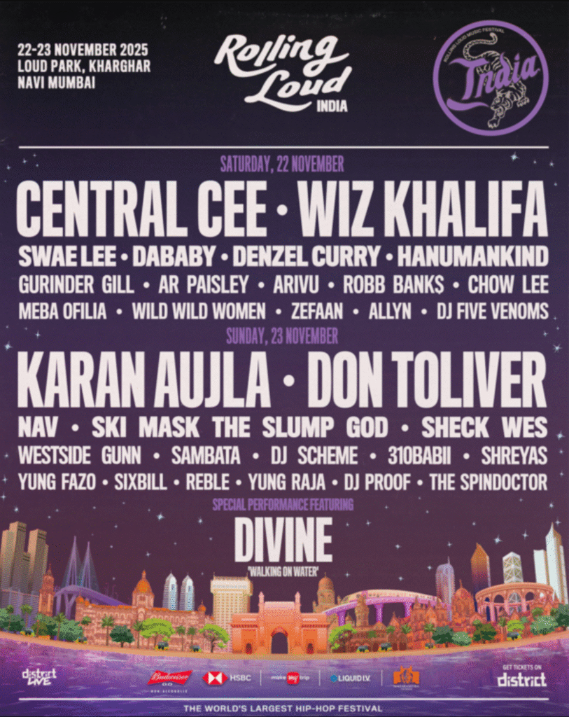Rolling Loud India 2025 Lineup